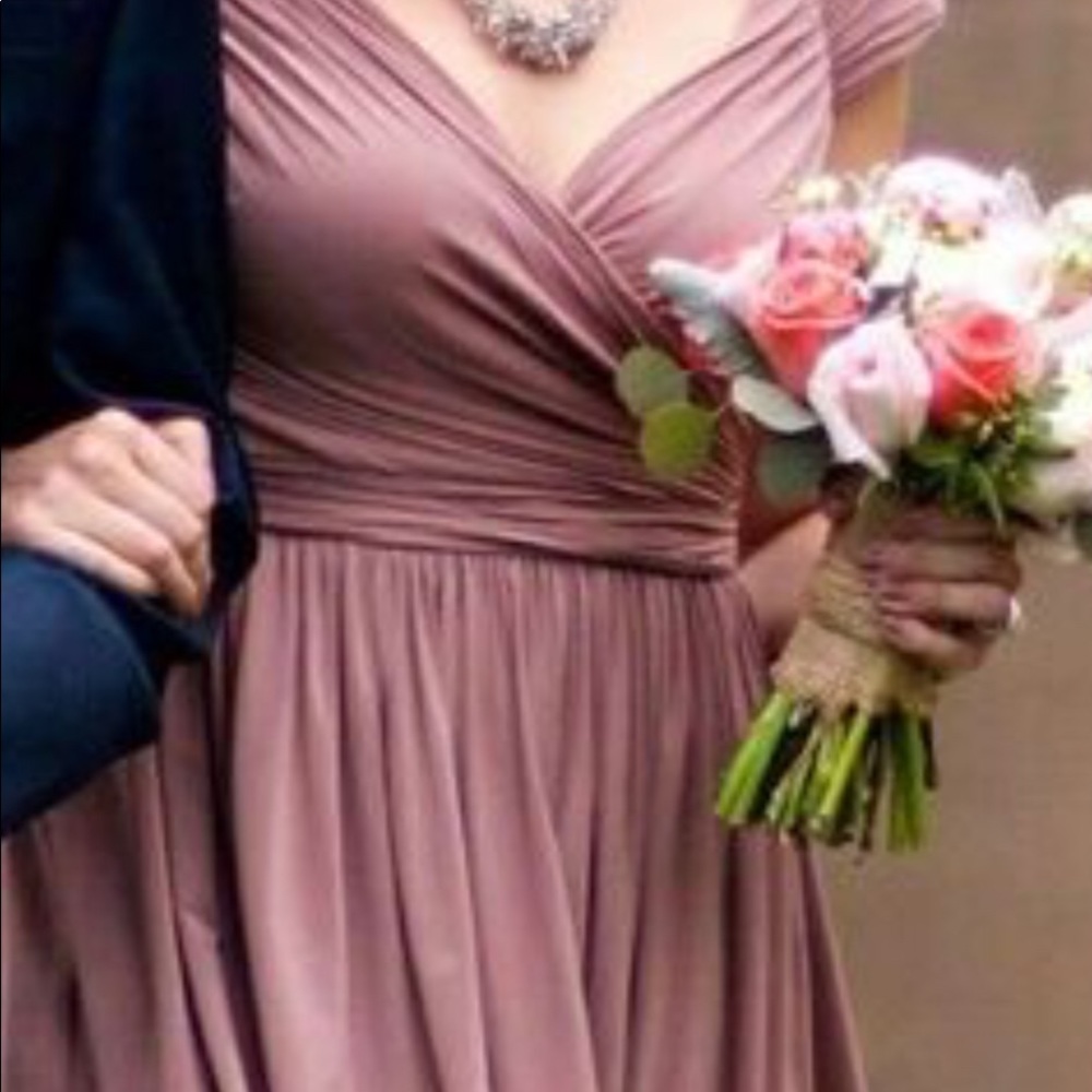 J. Crew Mauve Wrap Dress